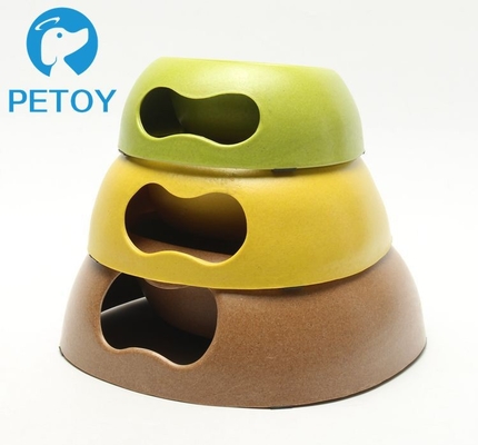 Portable Dogs Bio Bamboo Pet Bowl Environmental Friendly New Design