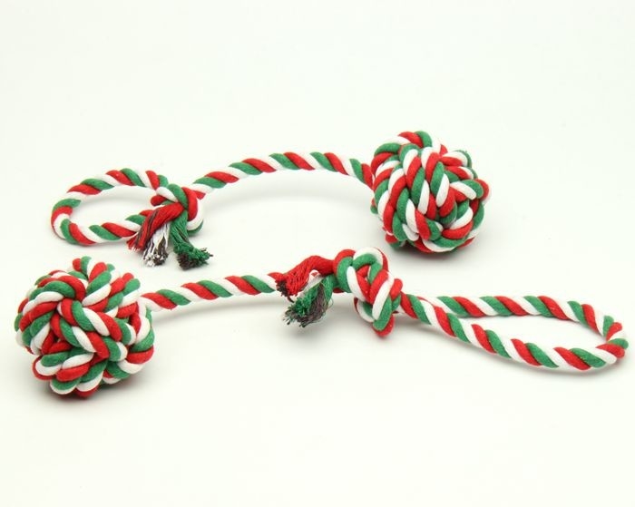 Eye - Catching  Durable Dog Rope Pull Toys Varied Bright And Fun Patterns