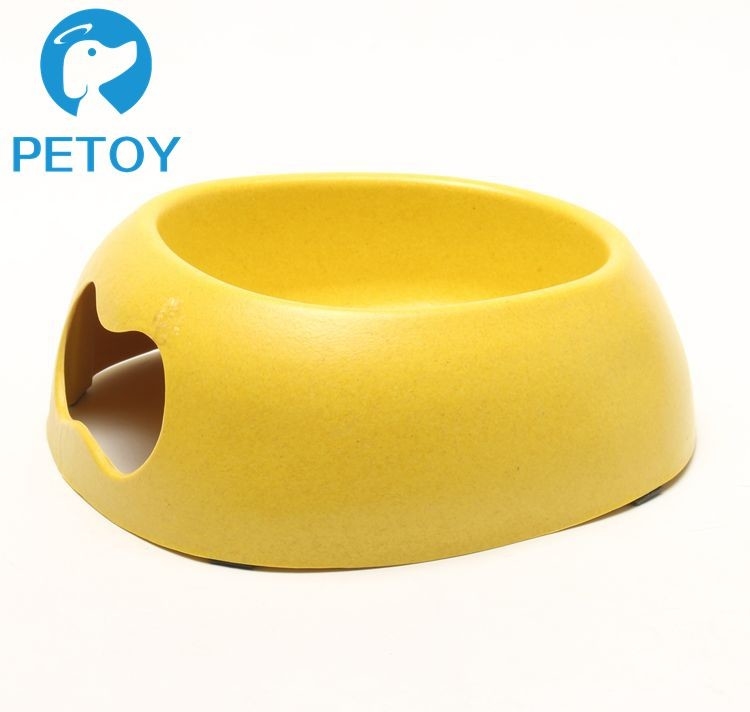 Portable Dogs Bio Bamboo Pet Bowl Environmental Friendly New Design