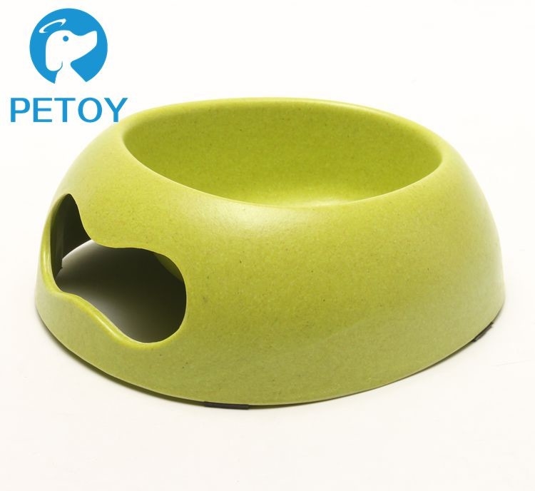 Portable Dogs Bio Bamboo Pet Bowl Environmental Friendly New Design