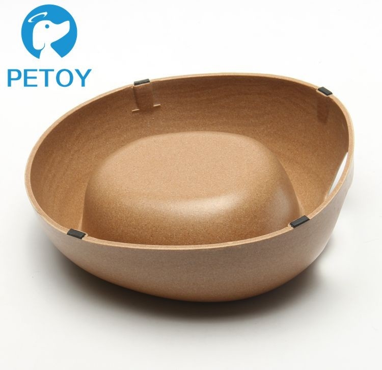 Portable Dogs Bio Bamboo Pet Bowl Environmental Friendly New Design