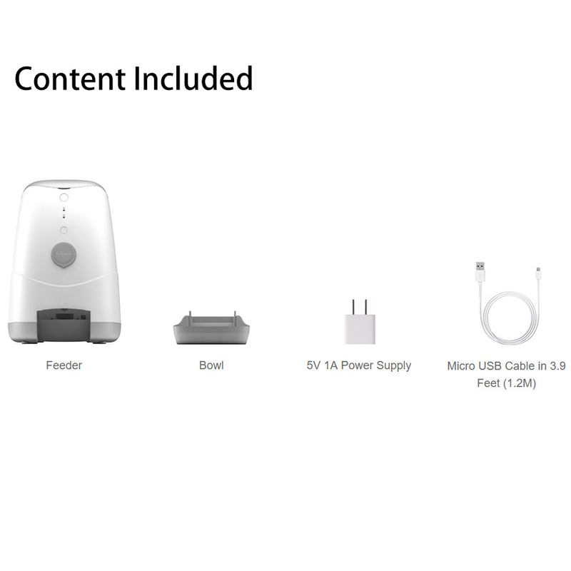 Automatic Pet Feeder Food Dispenser for Dogs Cats Small Animals Features Distribution Alarms Portion Control Timer Progr