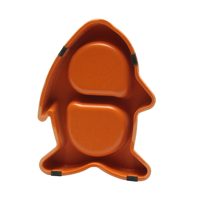 Fish Shaped Dog And Cat Food Bowls Easy Clean With 80% Degradation Rate
